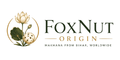 FoxNut Origin — based in New Delhi, sourced from Bihar